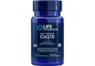 [BUY 1 FREE 1] Life Extension Super Ubiquinol CoQ10 with Enhanced Mitochondrial Support™ 50 mg, 100 softgels (Expiry: Apr 2027)